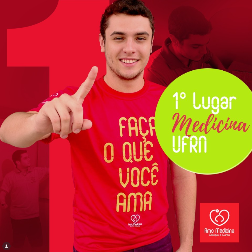 Aprovado em primeiro lugar em Medicina na UFRN